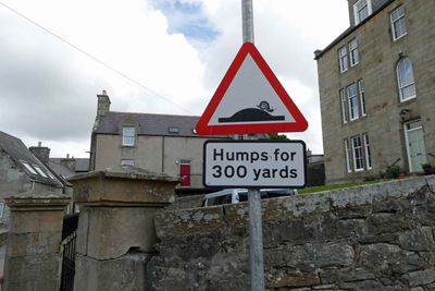Interesting sign in Lerwick, Shetland Islands