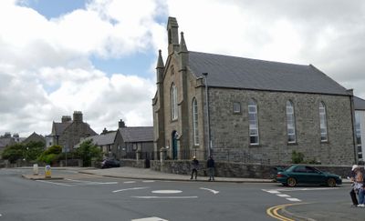 St. Olaf's in Lewick started as Lerwick Free Church in 1848, but is now offices of RSM Accounting