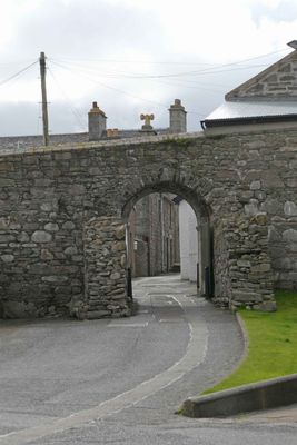One of the gates into Fort Charlotte in Lerwick (founded 1653 but rebuilt in 1781)