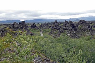 Dimmuborgir was formed by an eruption that occurred in the area 2,300 years ago