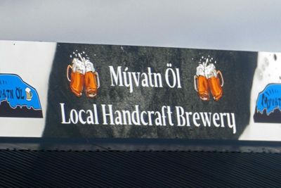 Lunch at the Lake Myvatn Craft Brewery