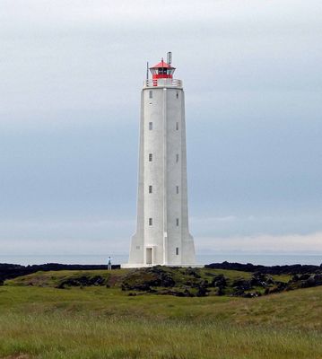 Malariff Lighthouse (1917) on the Snaefellsnes peninsula of Iceland