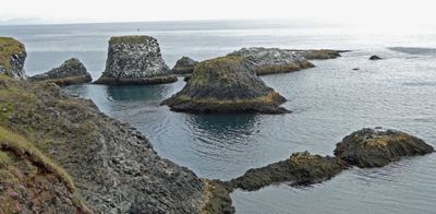 'Troll Towers' were formed by lava flows and eroding water along coast of Iceland