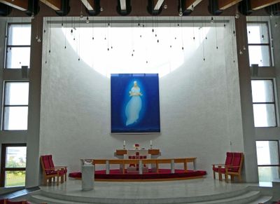 Inside Stykkishólmur Church