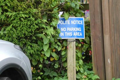 A polite notice in Luss, Scotland