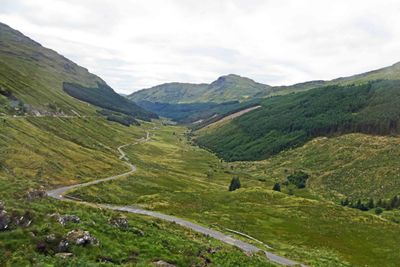 View of Glen Coe from the 'Rest and Be Thankful' viewpoint