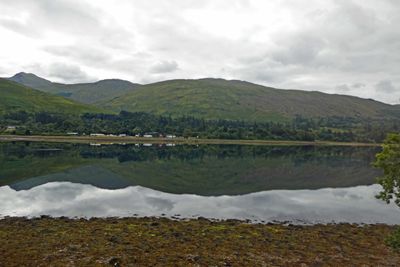 Driving along Loch Fyne on the way to Inverary, Scotland