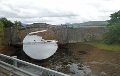 Small bridge along Loch Fyne in Scotland
