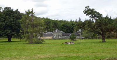 Cherry Park (1760-72) was built to house the principal stables and coach-houses for Inverary Castle