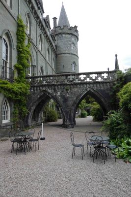 Walkway to Inverary Castle garden