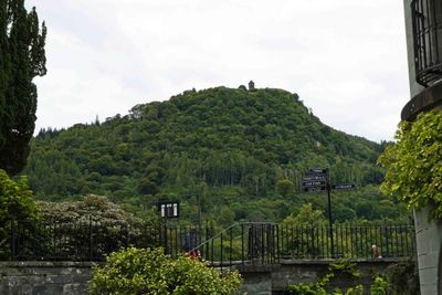 The folly at the top of Dun na Cuaiche (1748) overlooks Inverary Castle, but was purely decorative 