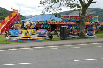 Small fair in Inverary, Scotland