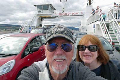 Onboard the Sound of Soay Ferry