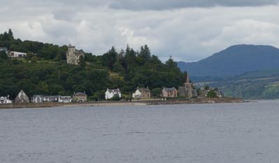 View of Dunoon, Scotland from the ferry