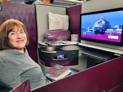 Q-suite on Qatar Airways
