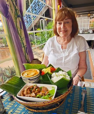 Nice presentation of Susan's special lunch