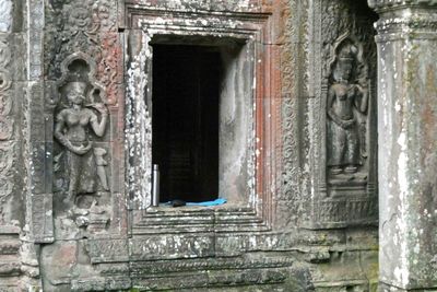Carvings of females at Ta Prohm Temple