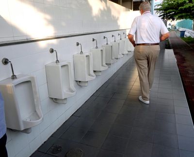 Urinal at Thailand Truck Stop