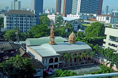 There are 173 Mosques in Bangkok serving Muslims who are an estimated 4.9 percent of the population