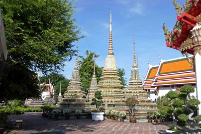 Wat Pho (temple complex) in Bangkok was completed in the 16th Century