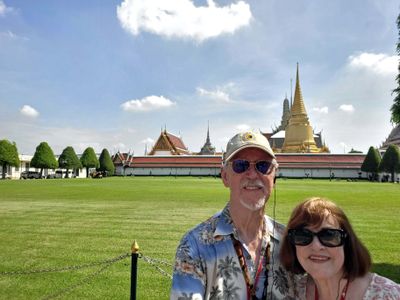 Visiting the Grand Palace complex in Bangkok, Thailand
