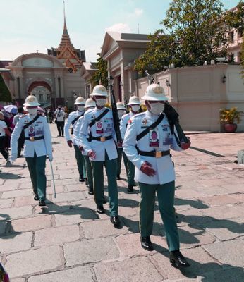 Guard Change at Grand Palace in Bangkok