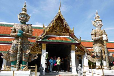 Dvarapala Yaksha and Yak are demon guardians in the Grand Palace complex in Bangkok