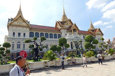 Royal Grand Palace in Bangkok has been the official residence of the Kings of Siam since 1782