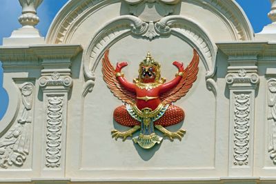 Red Garuda (National symbol of Thailand) at the Royal Palace in Bangkok