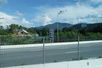 Mountains in the distance on the way back to Laem Chabang Cruise Port, Thailand