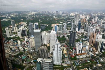 Highrises of Kuala Lumpur viewed from KL Tower