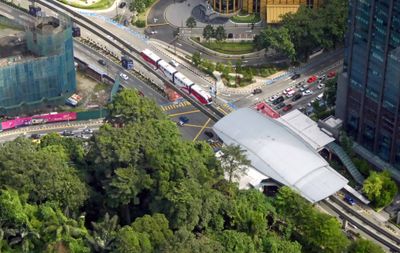 Kuala Lumpur Monorail viewed from KL Tower