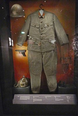 Japanese soldier uniform worn in the occupation of Singapore during WWII
