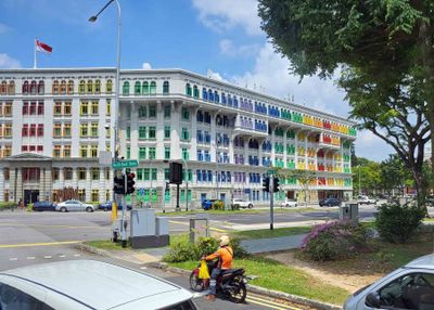 The Old Hill Street Police Station (1934) is now home to the Ministry of Communications and Information in Singapore