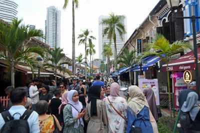 Arab Street in Little Arabia in Singapore