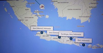 Indonesia has over 17,500 islands (only 9,000 are inhabited)