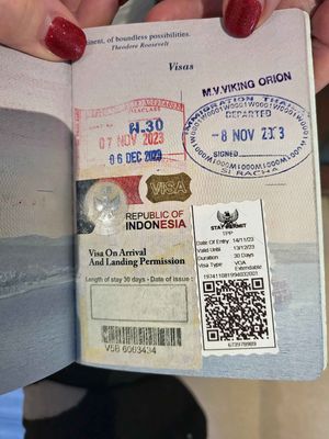 Getting Visas for Indonesia is a story in itself