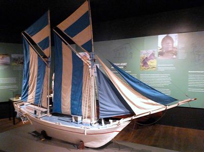 Replica of an Indonesian Pinisi (ship)