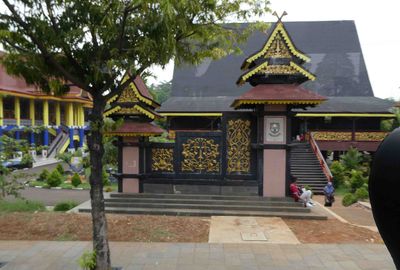 Example of a house from the province of Riau in Indonesia