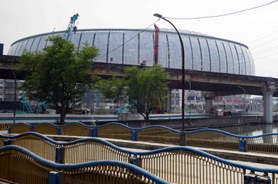 Jakarta International Stadium seating has a capacity of 82,000 spectators, making it the largest stadium in Indonesia