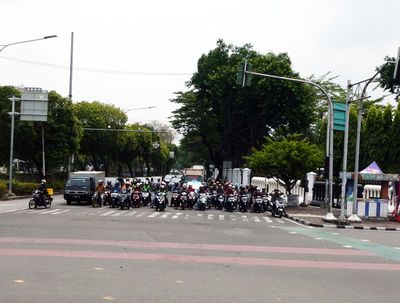 There were 17.3 million motorcycles in Jakarta in 2022