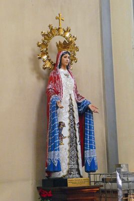 Our Lady Mary of Indonesia statue in Jakarta Cathedral