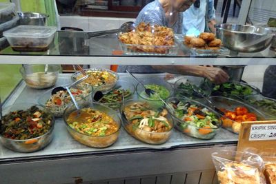 Food for sale in Chinatown Market