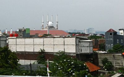 Semarang, Indonesia Mosque with 4 tall minarets