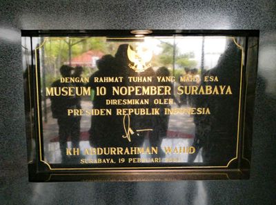 The 10 November Museum is located underneath the Heroes Monument in Surabaya