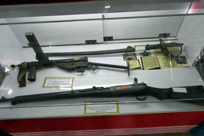 Weapons from the Navy Museum in Jakarta, Indonesia