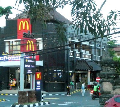 This McDonald's in Bali is the fanciest that I have ever seen