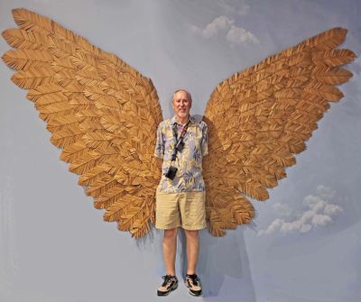 Bill gets his angel wings in Bali, Indonesia