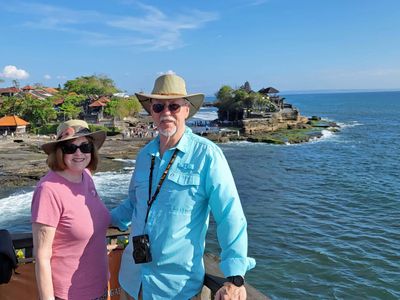 Tanah Lot's main temple sits on a peninsula which is impassible at high tide