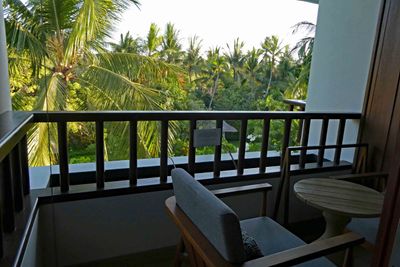 Our balcony at the Laguna Resort and Spa in Bali